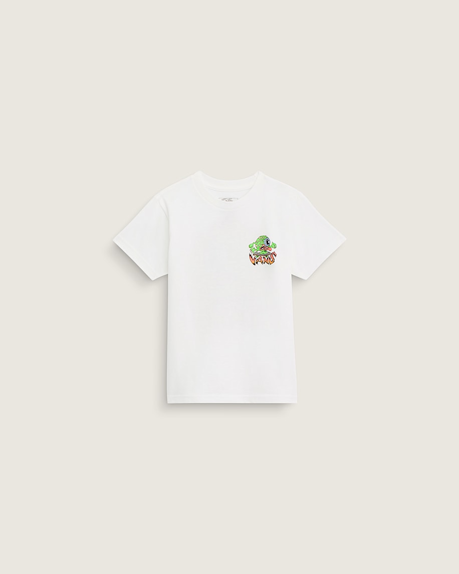 Little Kids Eye Skate Glow in the Dark TShirt VANS GlowintheDark  White ALT2