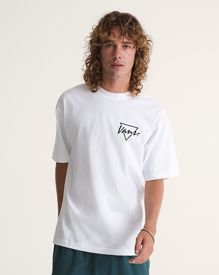 Palm Drive TShirt VANS White ALT2