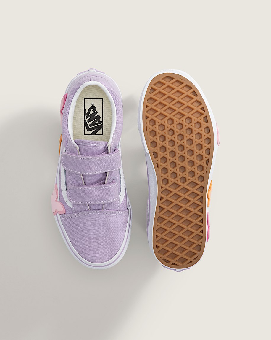 Little Kids Old Skool V Shoe VANS Soft Orchid Purple ALT2