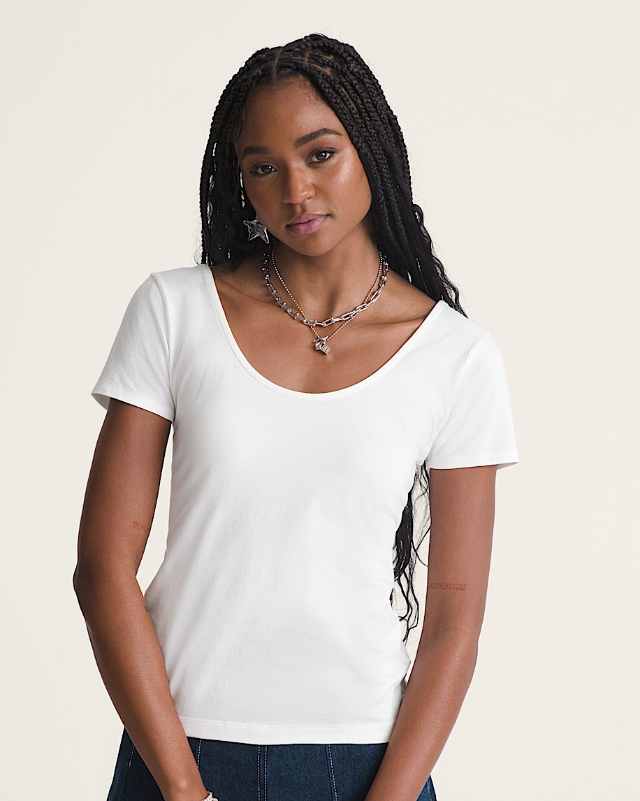 Double Scoop TShirt VANS True White ALT2