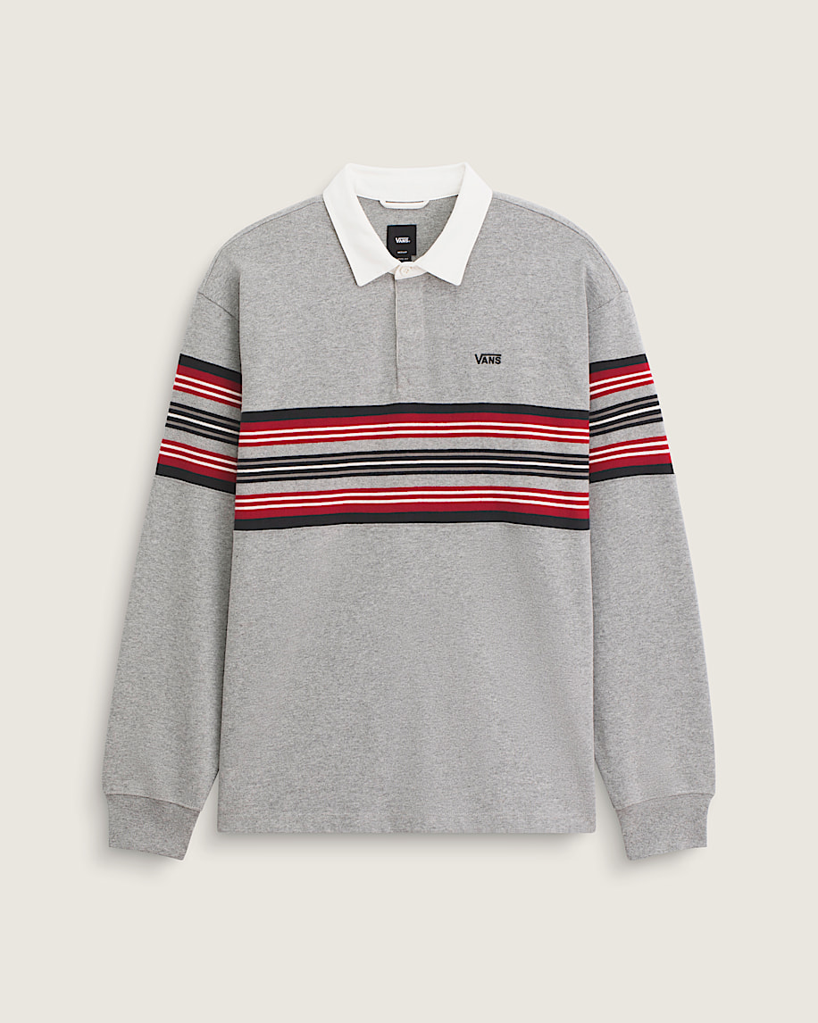 Surge Rugby Long Sleeve Shirt VANS Cement Heather Grey HERO