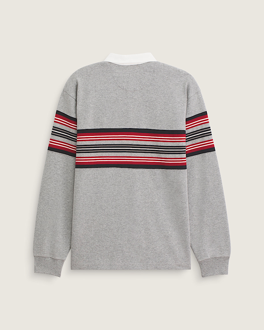 Surge Rugby Long Sleeve Shirt VANS Cement Heather Grey ALT1