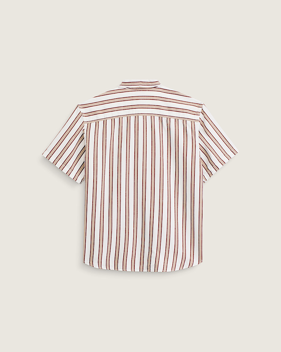 Lawson Stripe Shirt VANS White  Potting Soil Brown ALT1