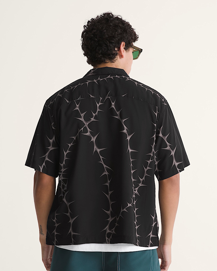 Van Doren Printed Camp Shirt VANS Black ALT3