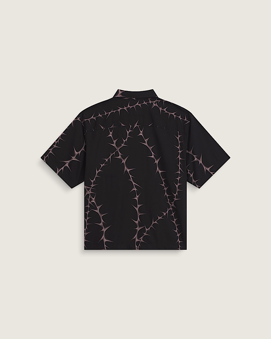 Van Doren Printed Camp Shirt VANS Black ALT1