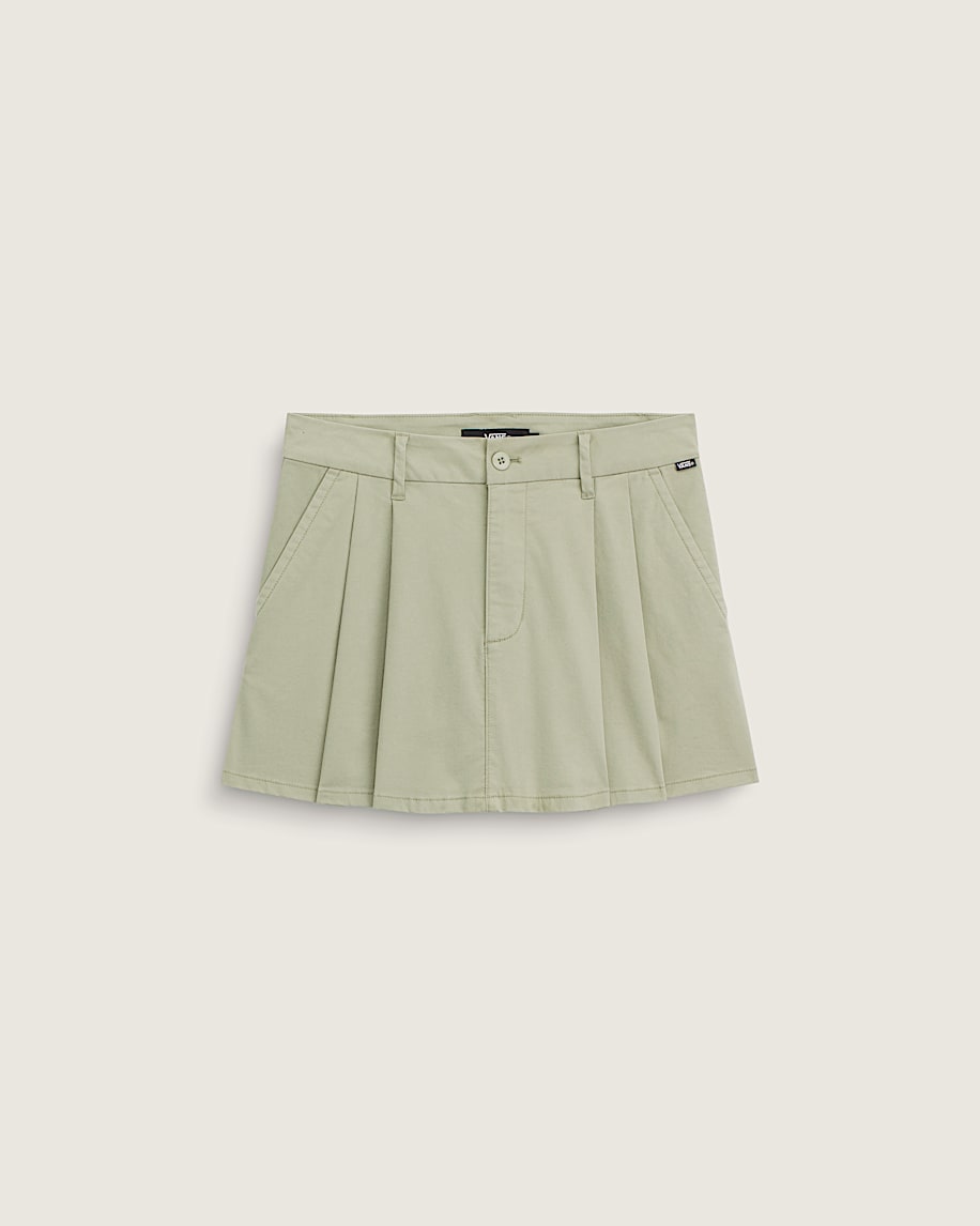 Authentic Chino Mini Skirt VANS Soft Sage Green ALT4
