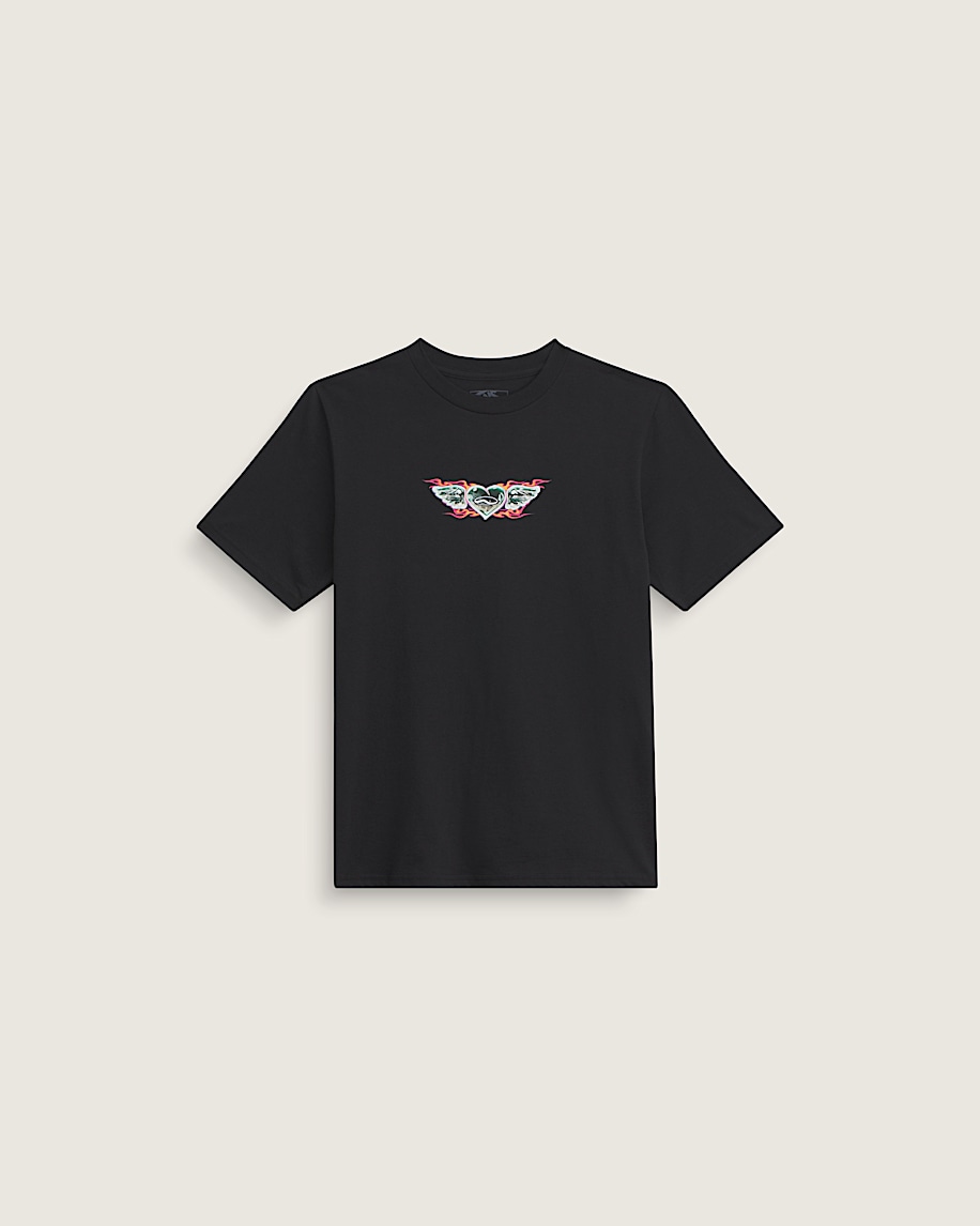 Kids Chrome Heart TShirt VANS Black ALT1