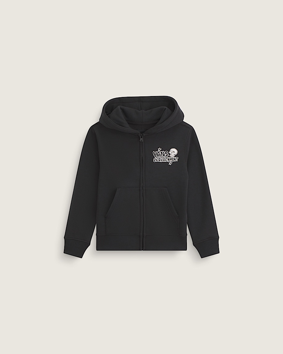 Little Kids Vans Entertainment Zip Hoodie VANS Black ALT2