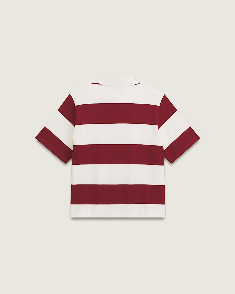 Rugby Shirt VANS Bordeaux Red ALT4