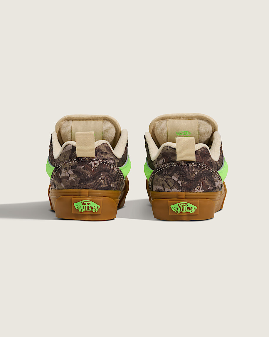 Little Kids Knu Skool Shoe VANS Camo Gecko Green ALT3