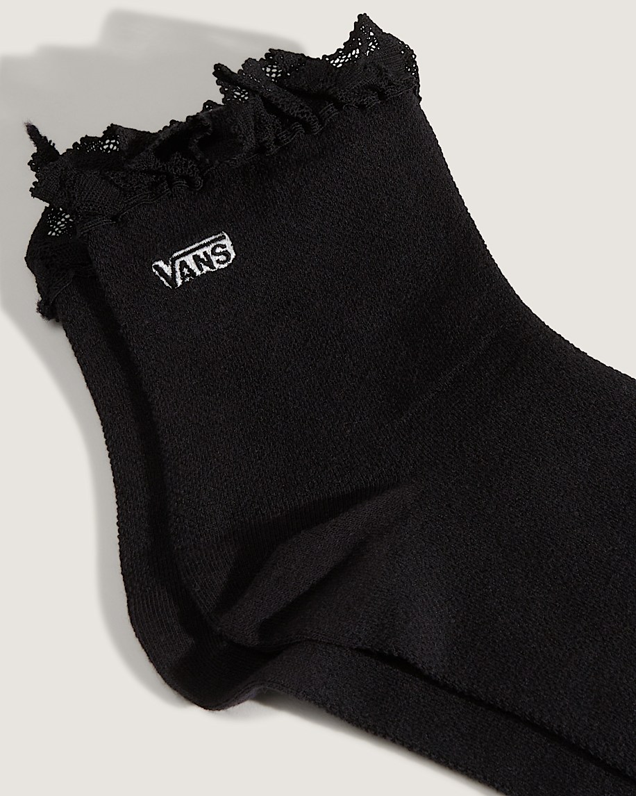 Sereno Lace Crew Socks VANS Blackout ALT1