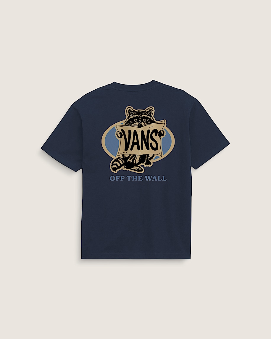 Raccoon Sign TShirt VANS Navy Blue HERO