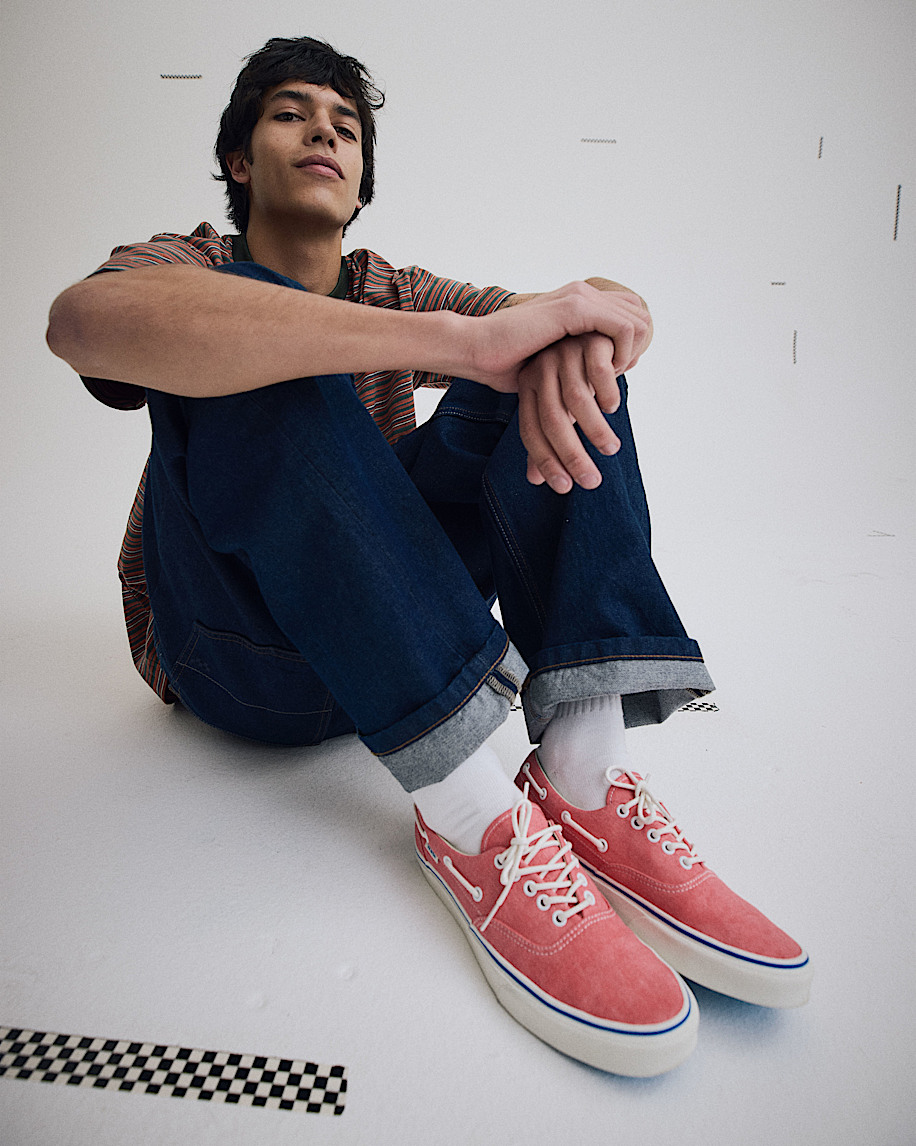 Chaussure bateau Authentic VANS Rouge Cayenne ALT5