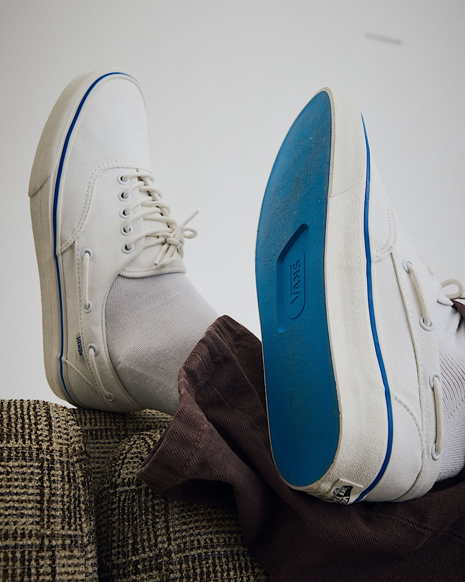 Chaussure bateau Authentic VANS Blanc  Blanc Marshmallow ALT4