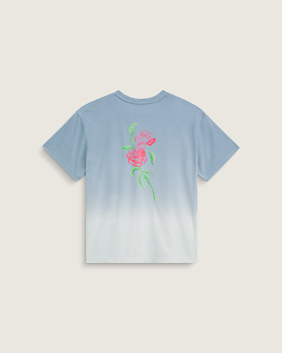 Floral Tears TShirt VANS GLACIAL SLATE HERO