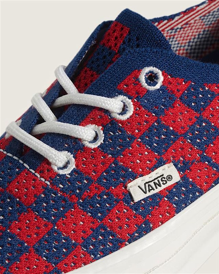 Premium Authentic Checkerboard Shoe VANS Checkerboard Red  Blue ALT4