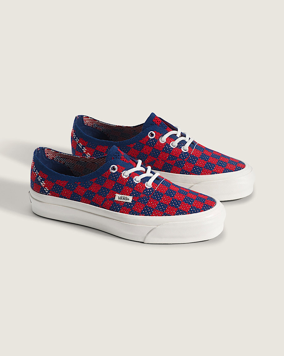 Premium Authentic Checkerboard Shoe VANS Checkerboard Red  Blue ALT1