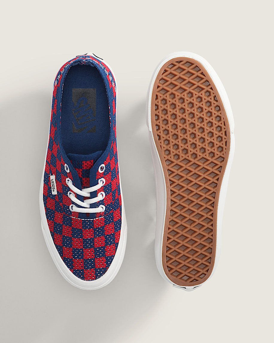 Premium Authentic Checkerboard Shoe VANS Checkerboard Red  Blue ALT2
