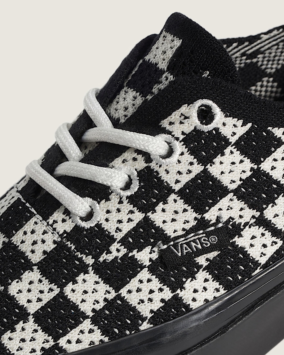 Premium Authentic Checkerboard Shoe VANS Checkerboard Black  Marshmallow White ALT4
