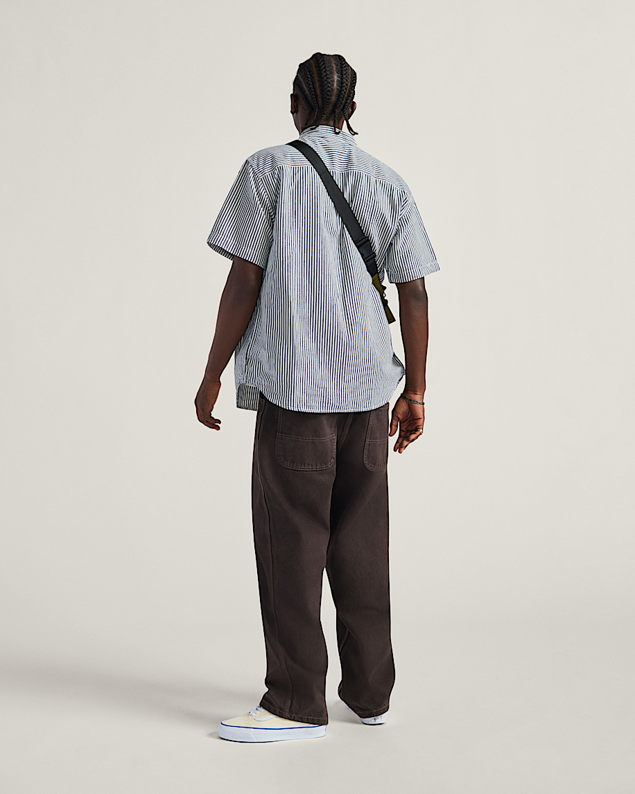 Skate Check5 Loose Denim Pants VANS After Dark Brown ALT2