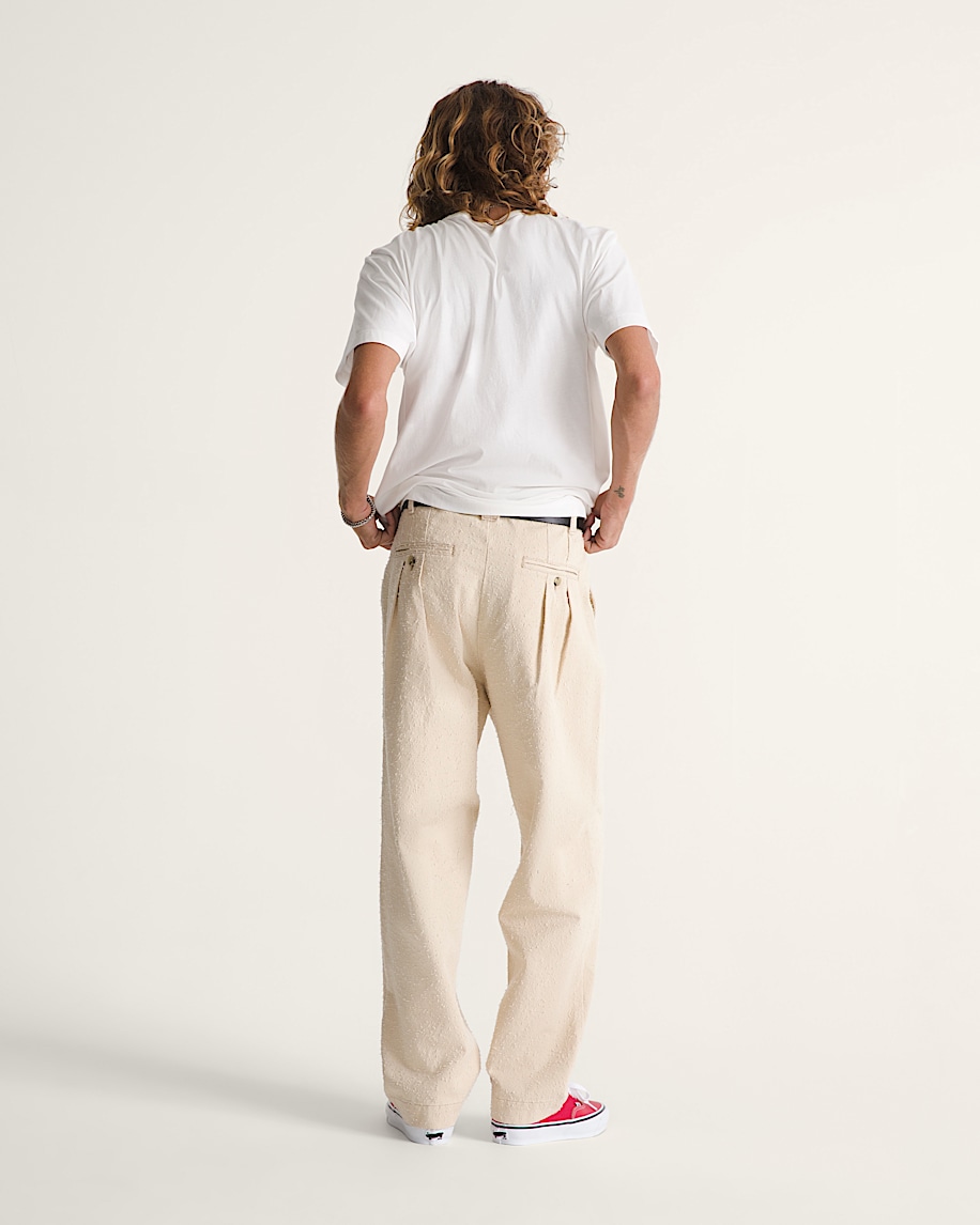 OTW by Vans Back Pleated Trousers VANS Creme Brulee Beige ALT3