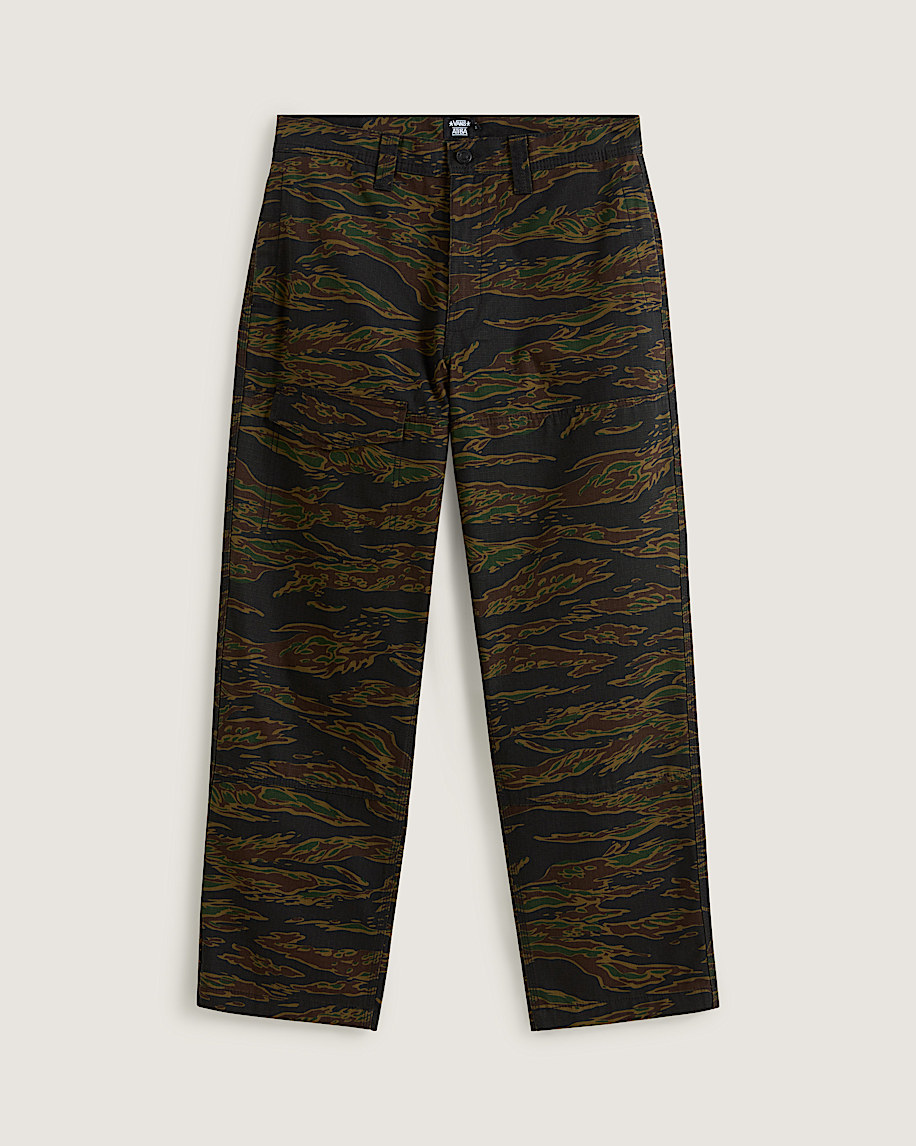 Skate Loose Cargo Pants by Atiba Jefferson VANS Atiba Camo Black ALT2