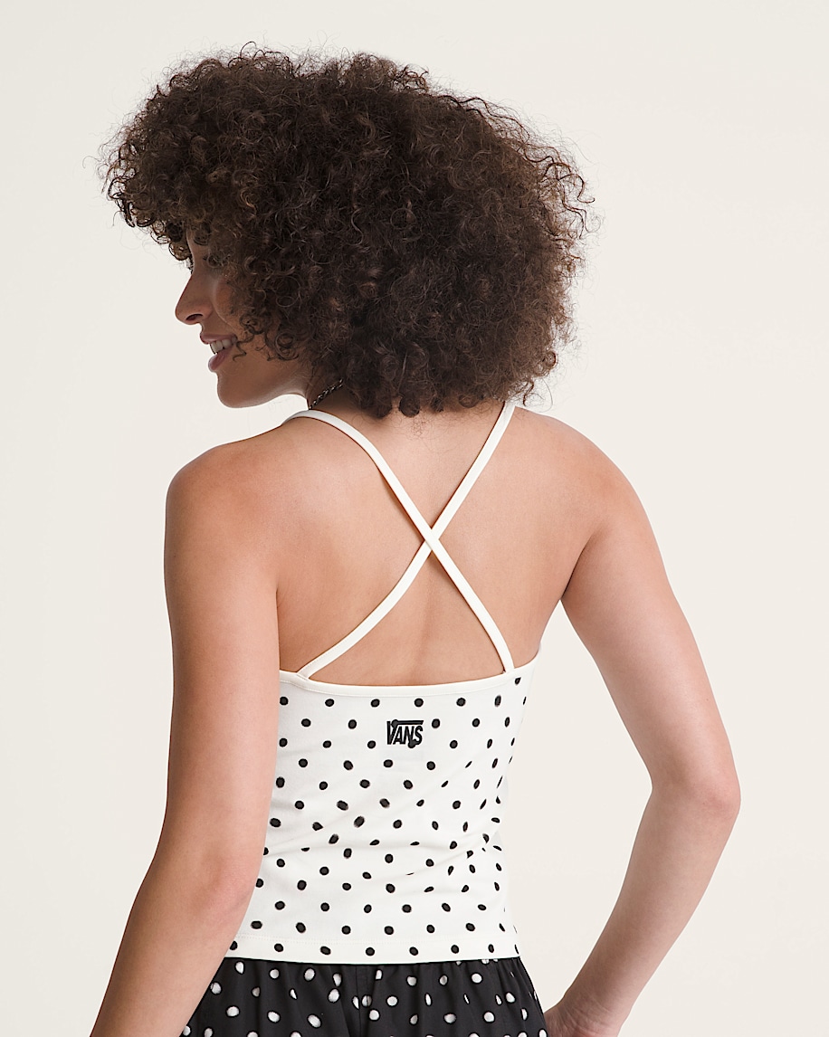 Cross Back Tank Top VANS Marshmallow White ALT3