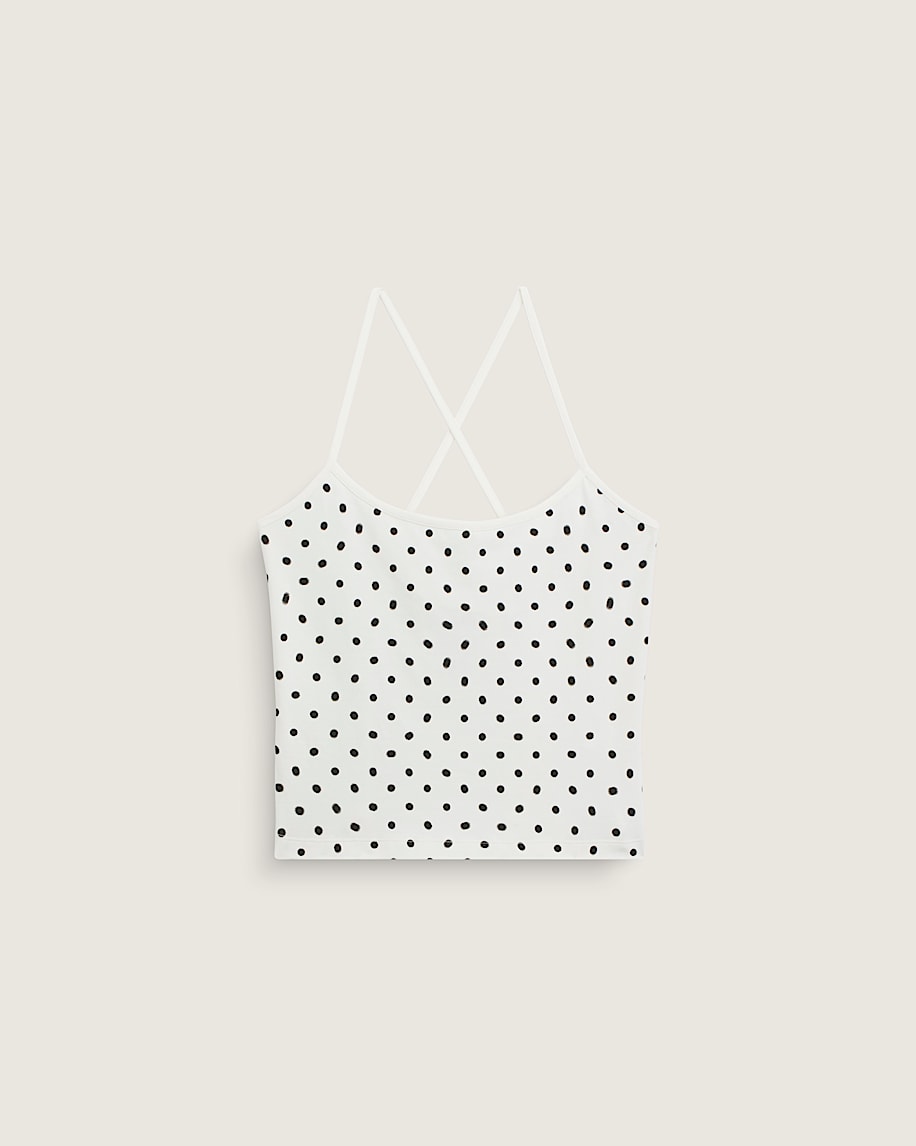 Cross Back Tank Top VANS Marshmallow White HERO