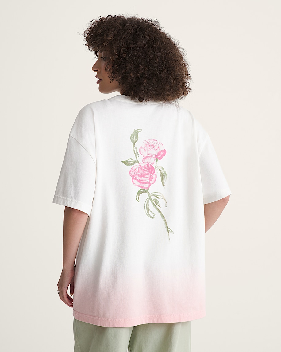 Floral Tears TShirt VANS CORAL BLUSH ALT3