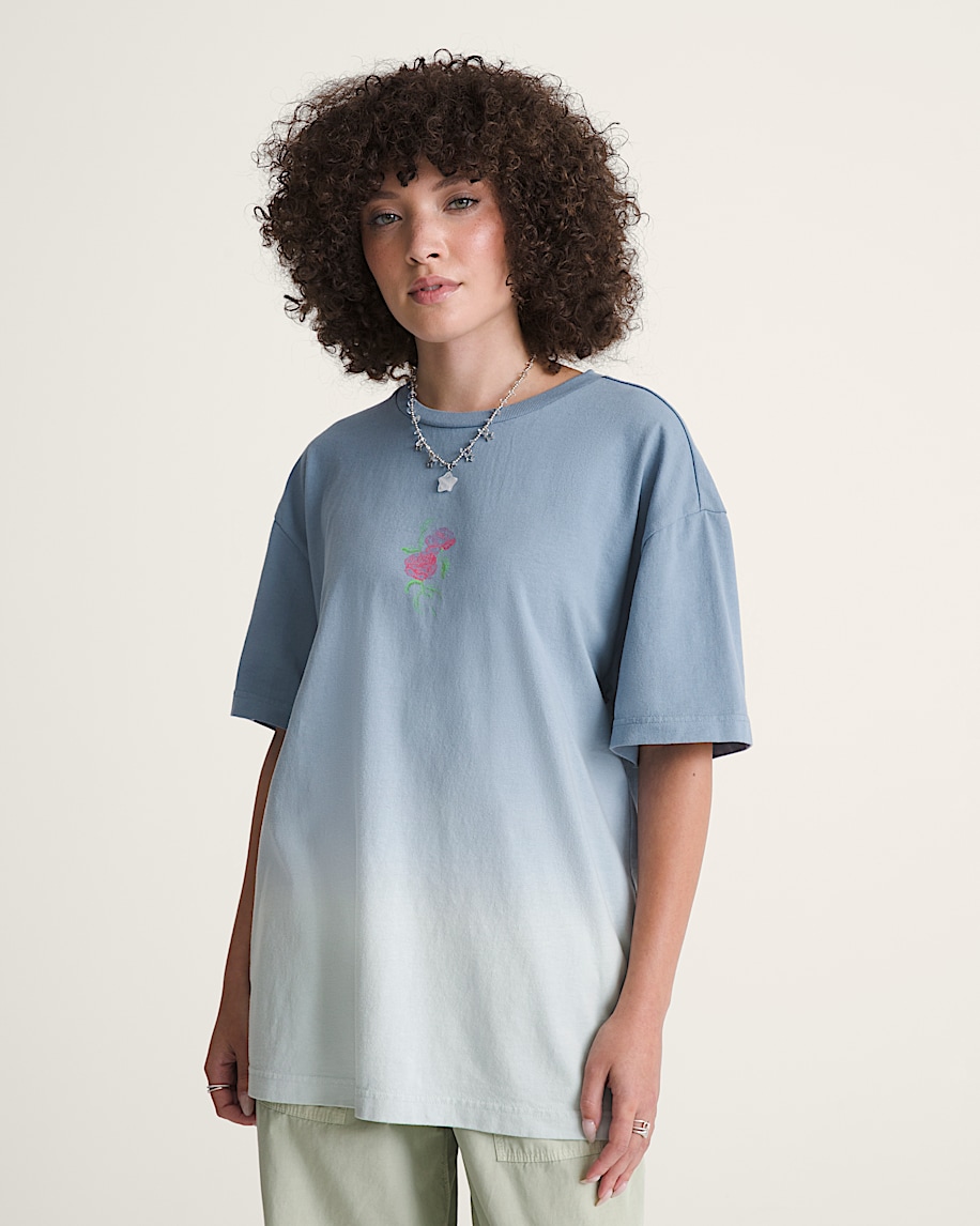 Floral Tears TShirt VANS GLACIAL SLATE ALT2