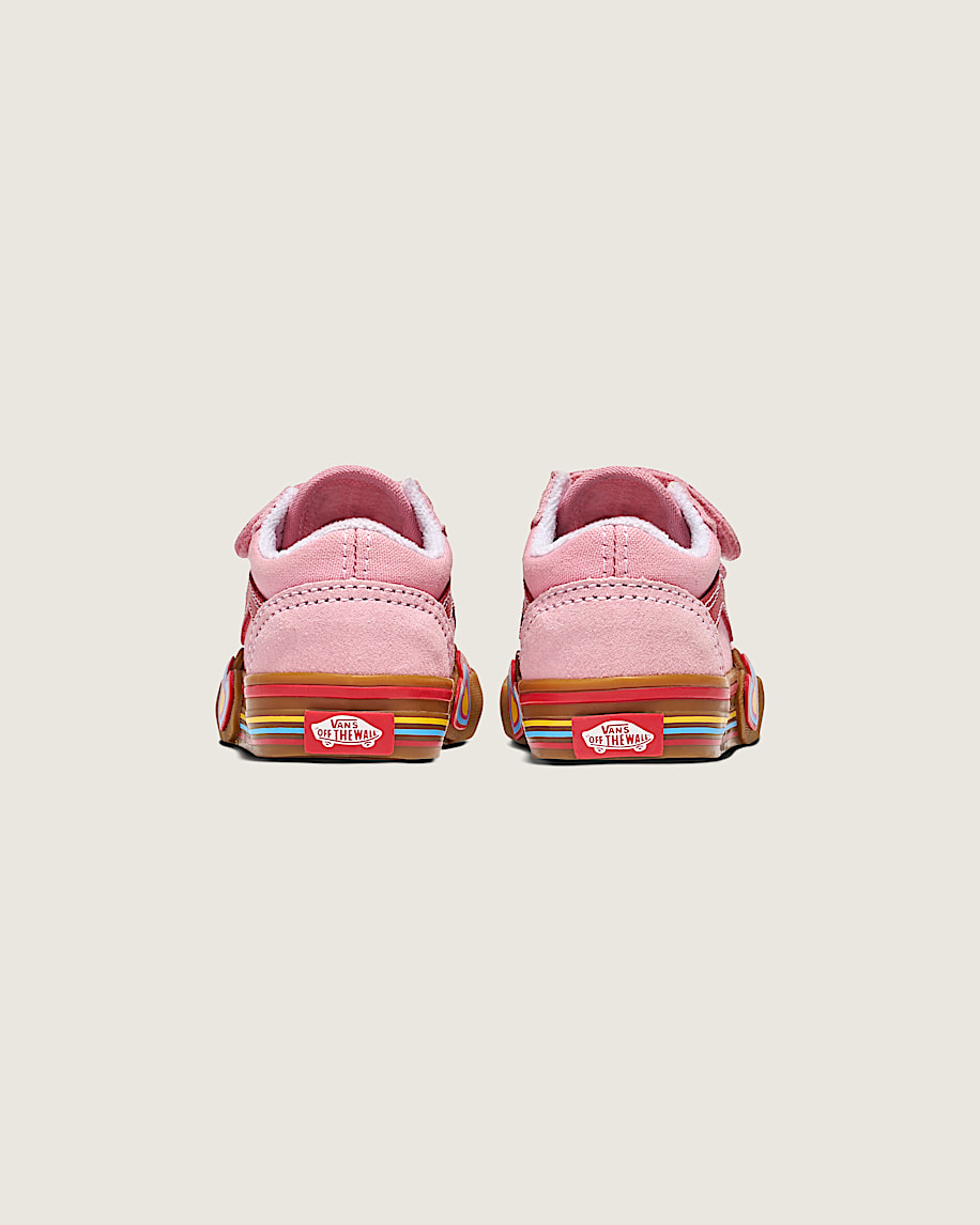Toddler Old Skool V Shoe VANS Gum Pink ALT3