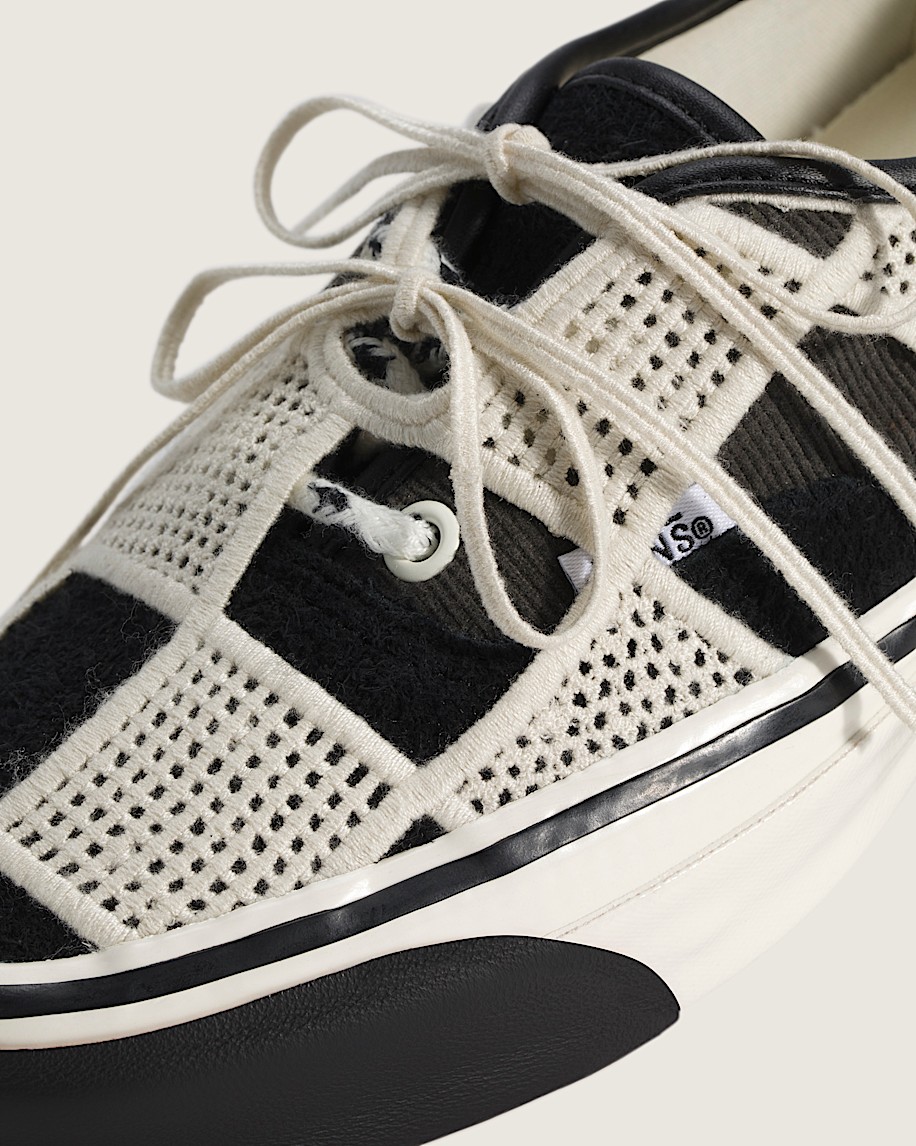 Premium Authentic Checkerboard Shoe VANS Checkerboard Black  Egret White ALT5