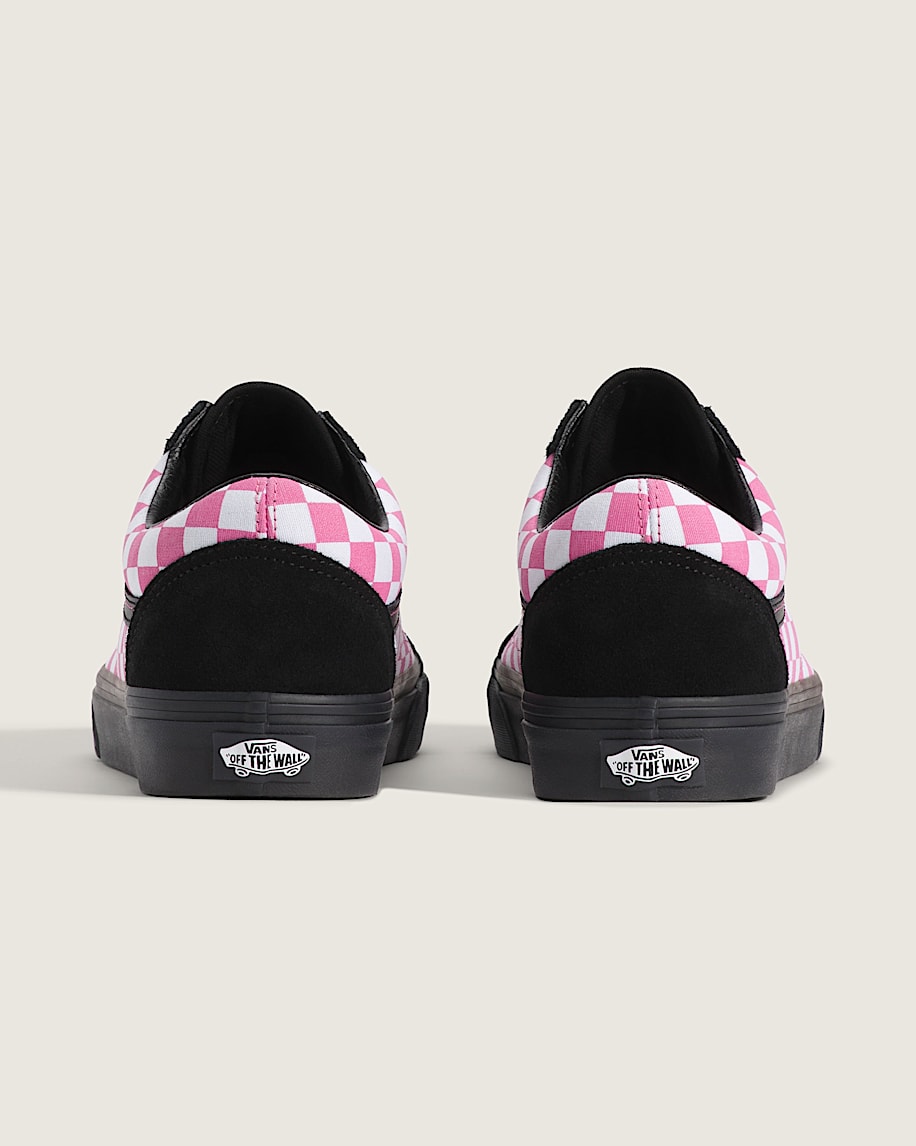 Old Skool Checkerboard Shoe VANS Checkerboard Black  Fizz Pink ALT3