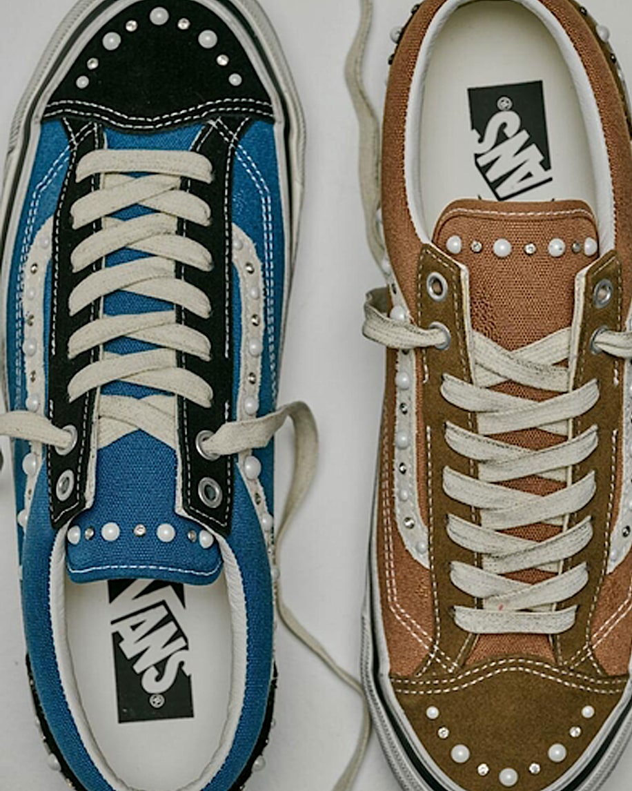 Premium chaussure Old Skool VANS Noir  Bleu Marine ALT6