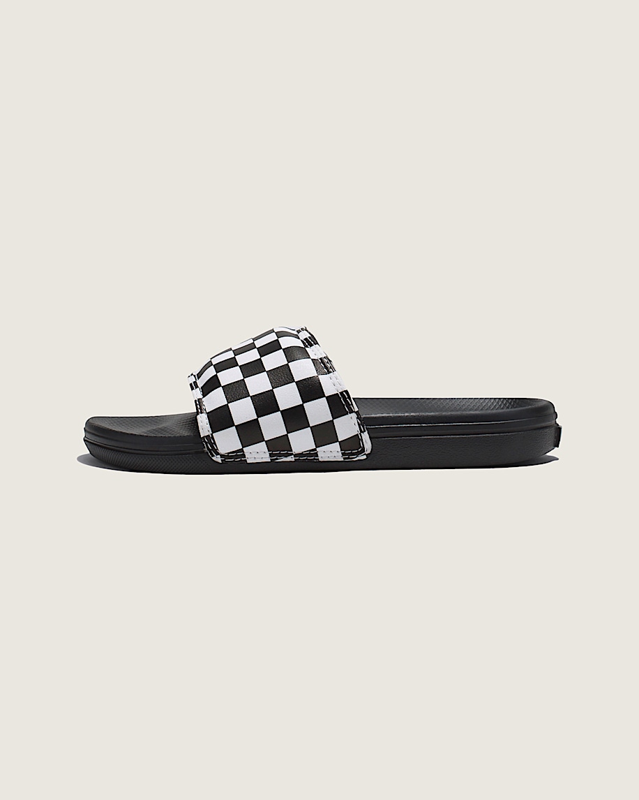 Little Kids La Costa Checkerboard Slide VANS Checkerboard White HERO