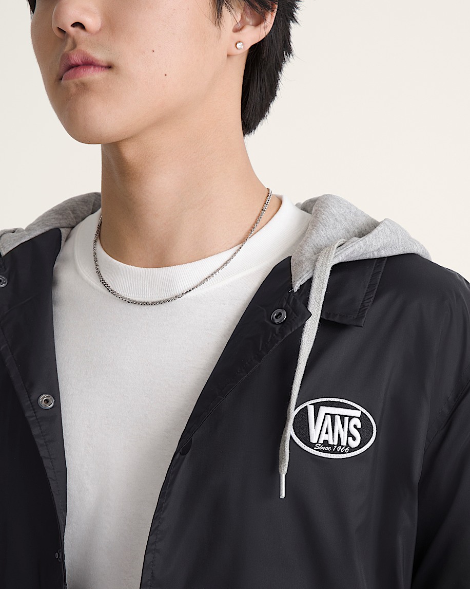 Torrey Hooded Coaches Jacket VANS Black ALT5