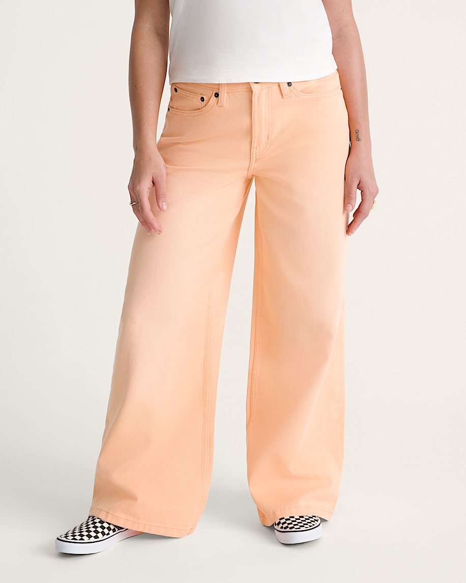 Check5 Low Rise Baggy Pants VANS Apricot Glow Orange ALT2