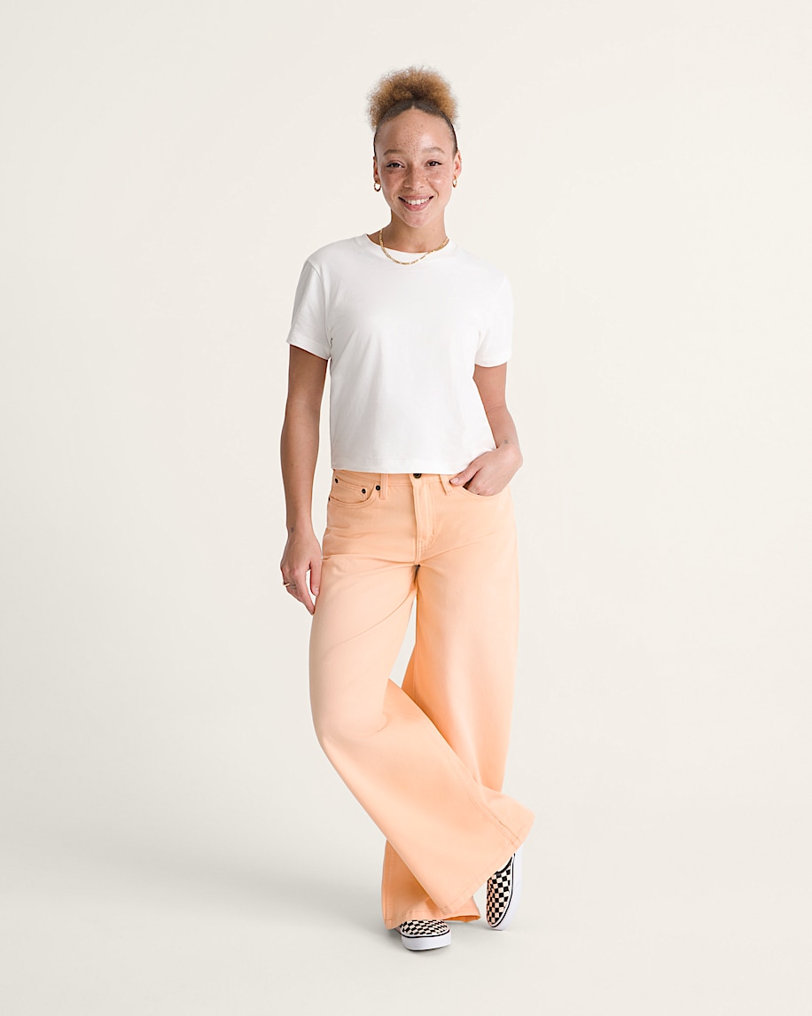 Check5 Low Rise Baggy Pants VANS Apricot Glow Orange ALT3