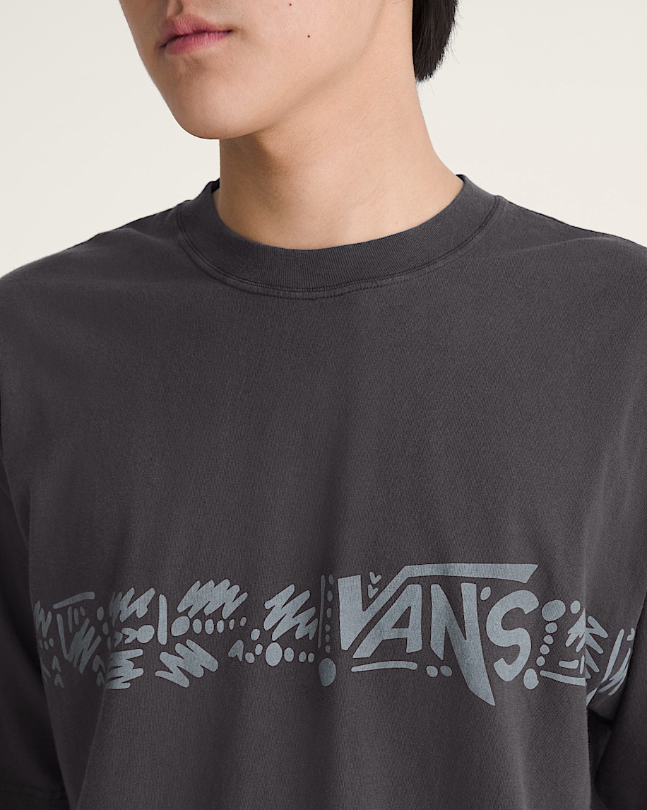 Airbrush Aloha TShirt VANS Faded Black ALT4