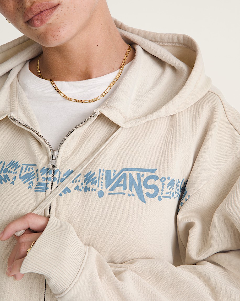 Sunny Daze 66 Zip Hoodie VANS Oatmeal Beige ALT4