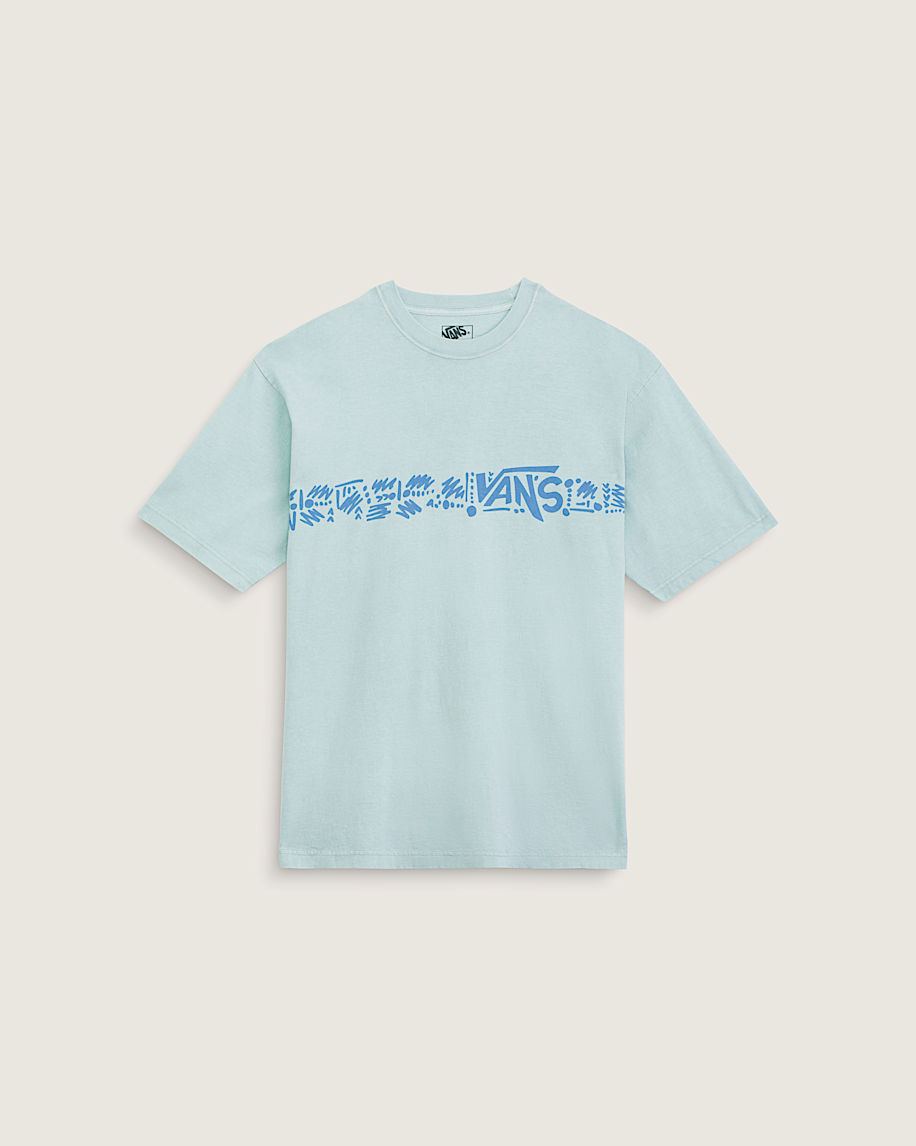 Airbrush Aloha TShirt VANS Dawn Mist Blue HERO