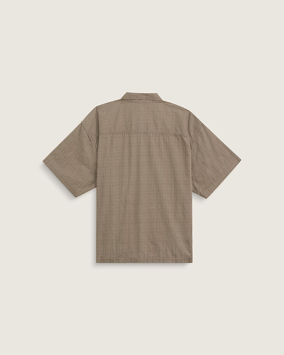 Larkspur Solid Shirt VANS Bungee Cord Brown ALT1