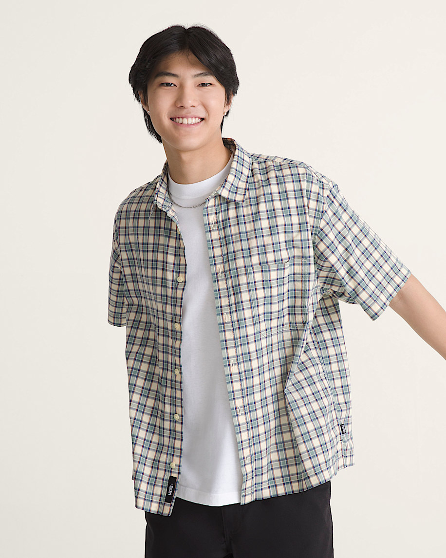 Larkspur Timber Plaid Shirt VANS Almond Crisp ALT2