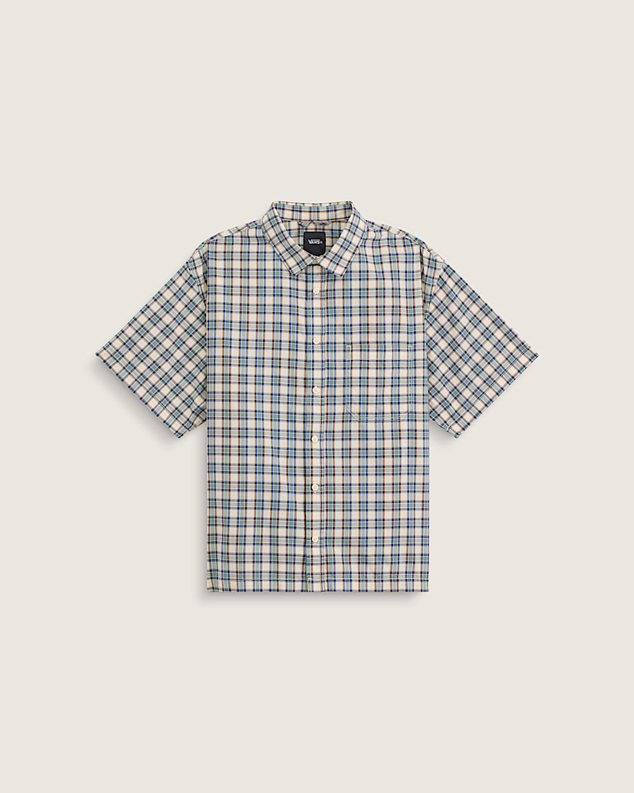 Larkspur Timber Plaid Shirt VANS Almond Crisp HERO