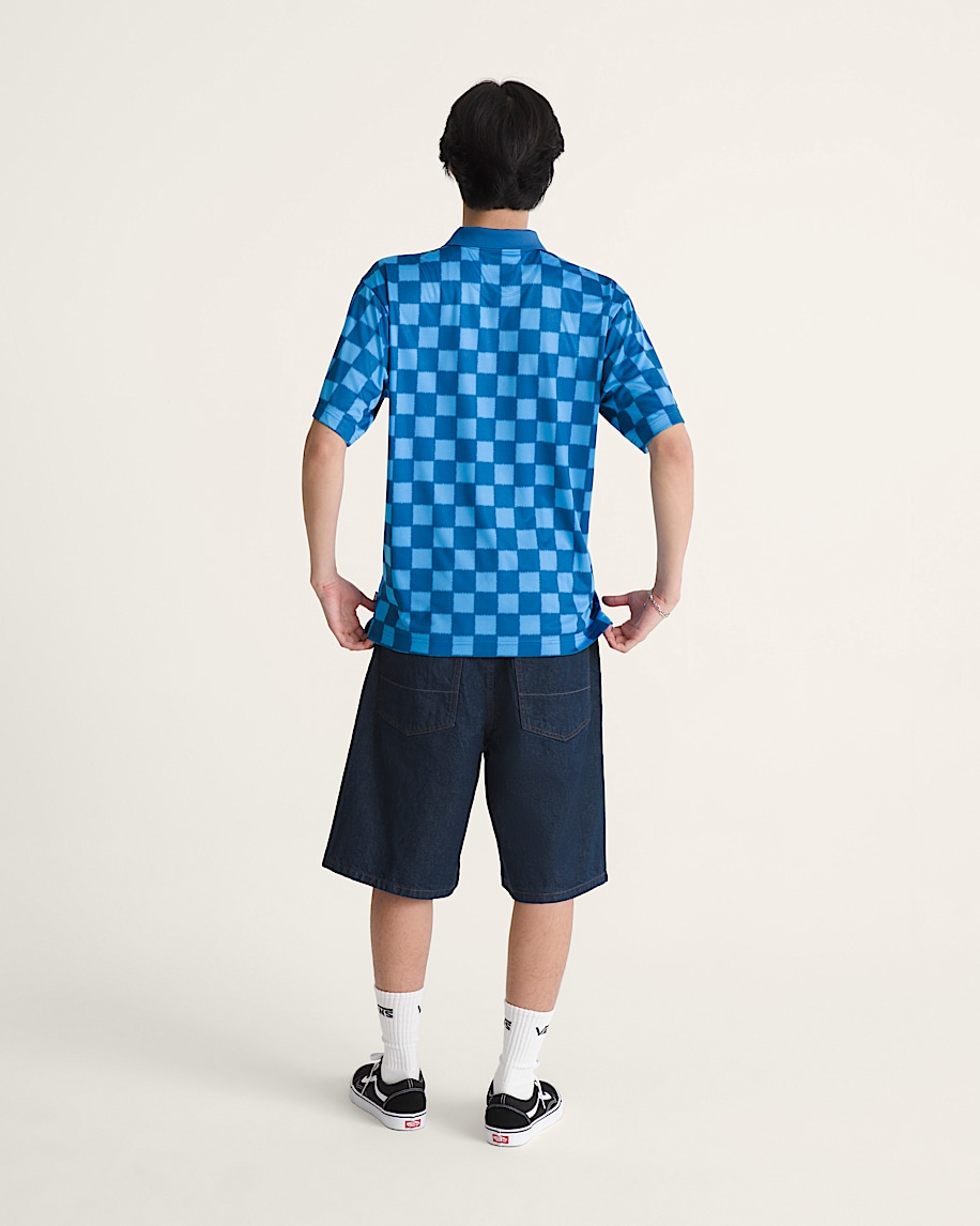 Premium Check5 Baggy Denim Short VANS Dark Rinse Blue ALT4