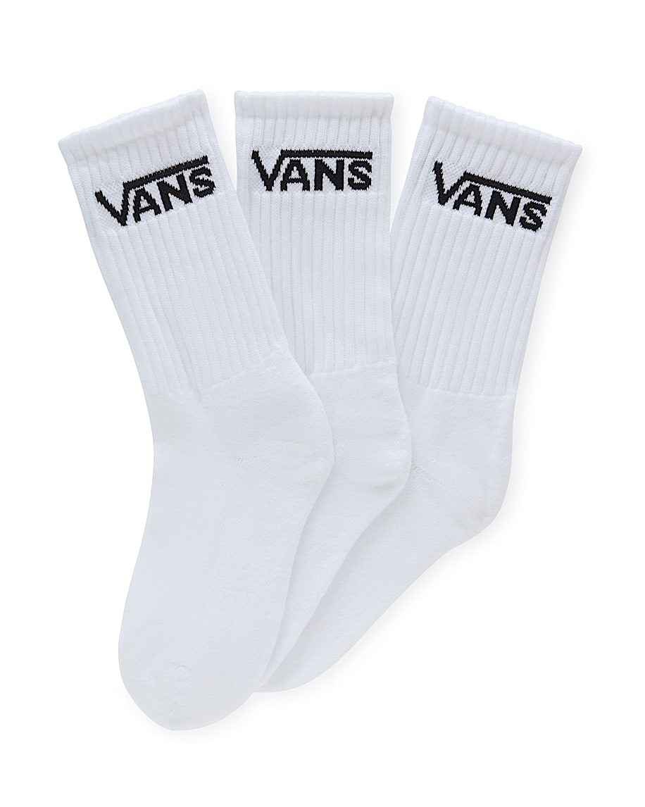 Kids Classic Crew Socks VANS White HERO