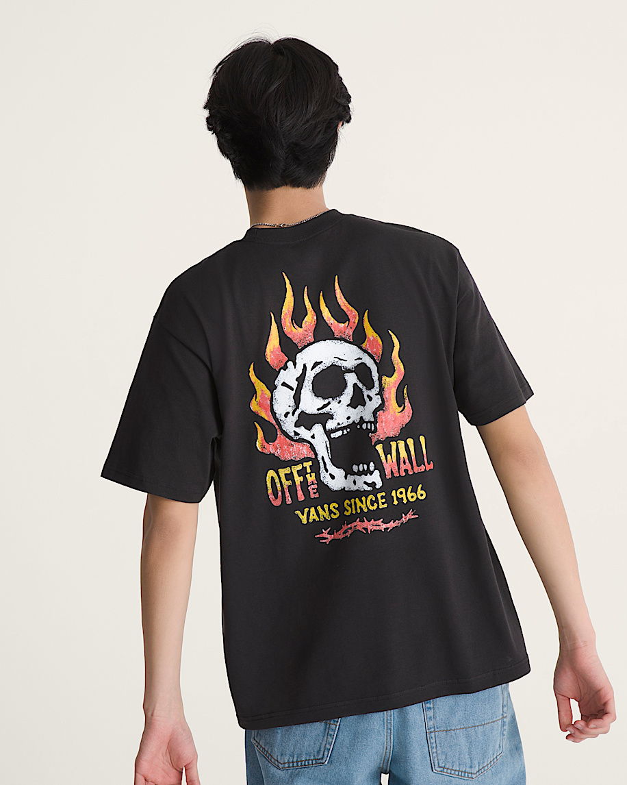 Off The Wall Fever TShirt VANS Black ALT3