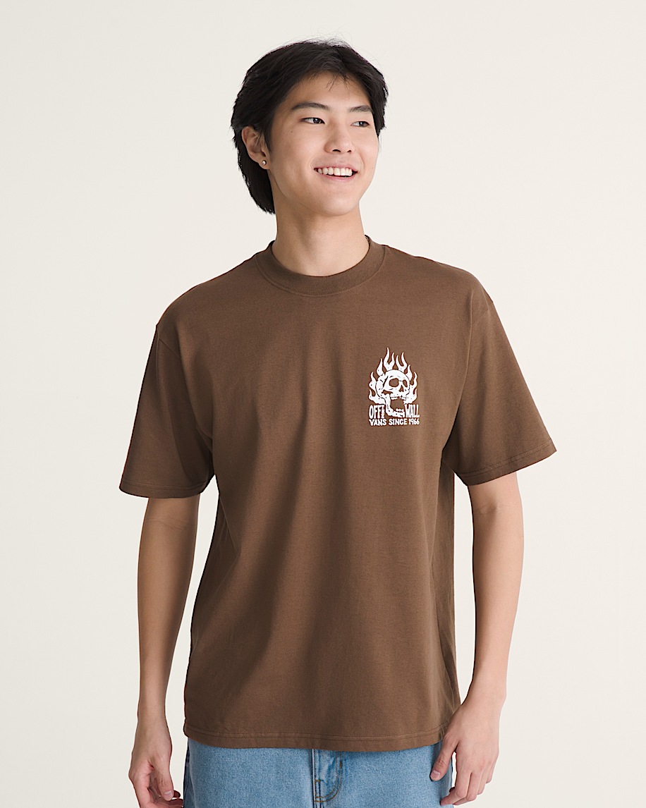 Off The Wall Fever TShirt VANS Vintage Cocoa Brown ALT2
