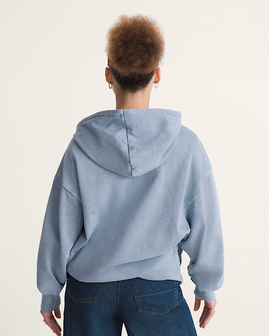 Vans Playa Del Amor Pullover Hoodie VANS Glacial Slate Blue ALT3