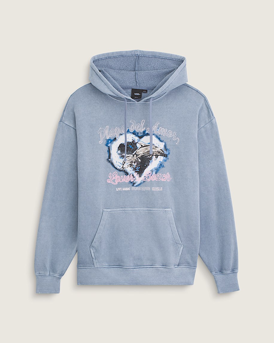 Vans Playa Del Amor Pullover Hoodie VANS Glacial Slate Blue HERO